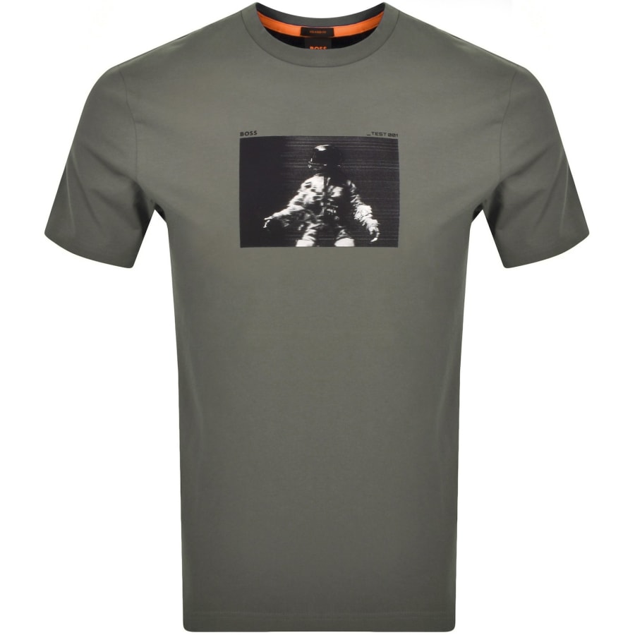 BOSS Te Astronaut T Shirt Grey